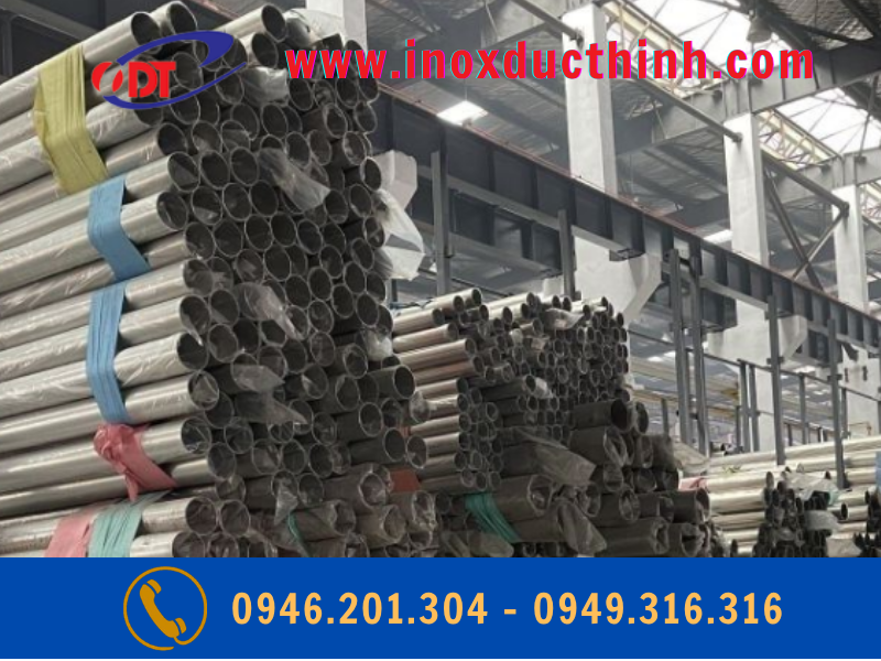 ỐNG INOX CÔNG NGHIỆP 304 GIA ANH Ø76, Ø90, Ø101