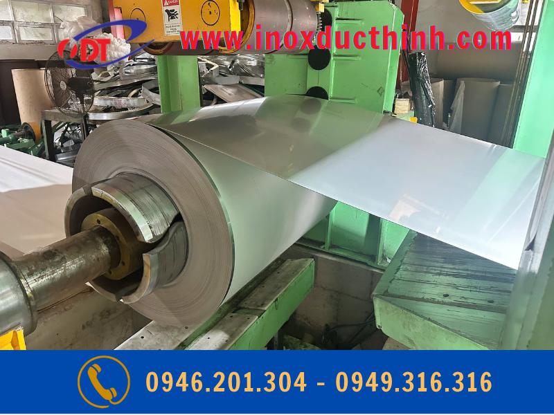 TẤM INOX 304/2B DÀY 2LY KHỔ 1249MM