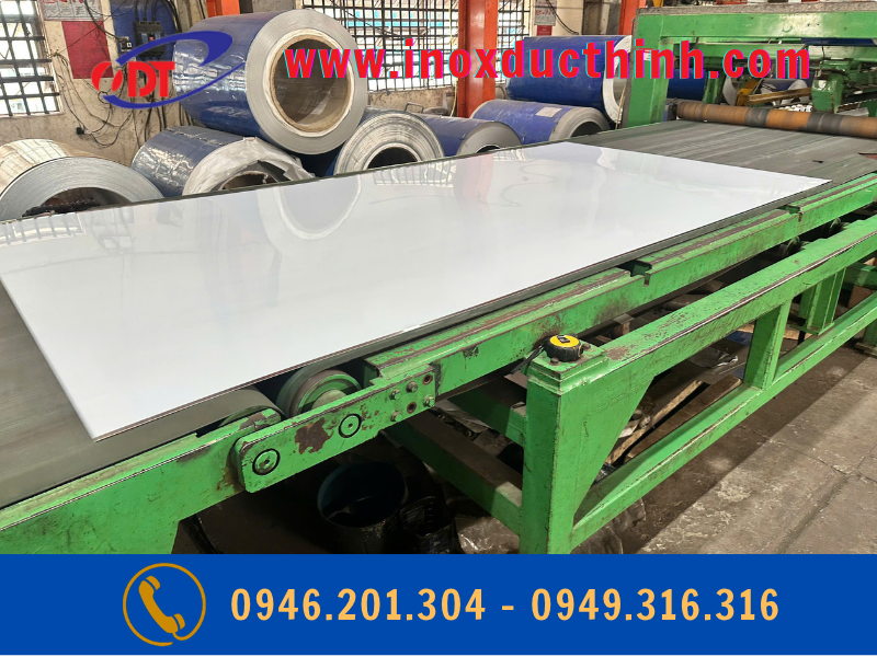 TẤM INOX 304 NO.4 DÀY 1LY KHỔ 1500MM