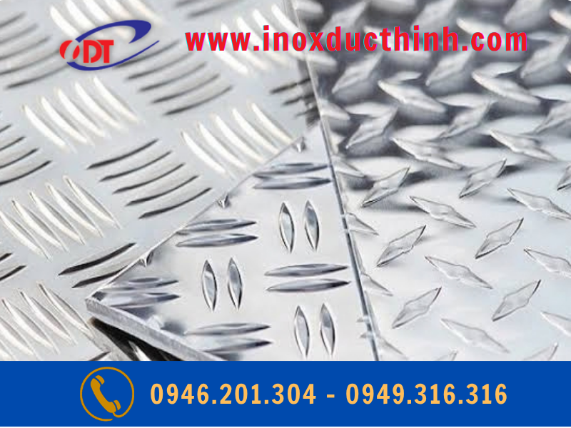 Nhôm tấm gân chống trượt A3003 H14 dày 2.5mm