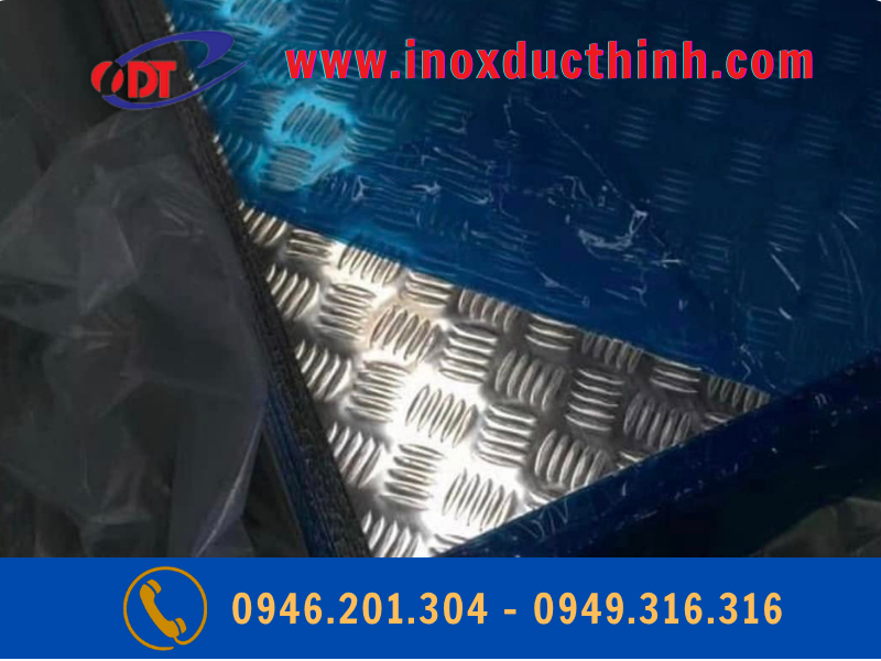 NHÔM TẤM GÂN CHỐNG TRƯỢT DÀY 1,5MM | 2MM | 3MM | 4MM | 5MM