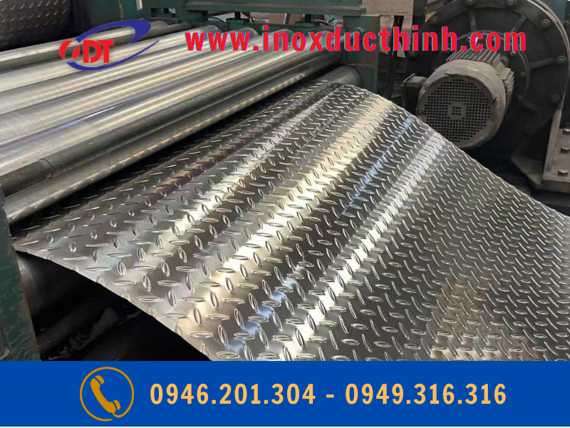 NHÔM TẤM GÂN CHỐNG TRƯỢT A3003 H14 DÀY 2MM
