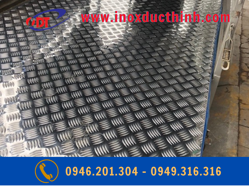 Nhôm Tấm Gân Chống Trượt A3003 H14 Dày 1.5mm
