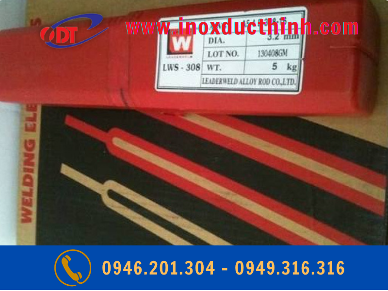 QUE HÀN INOX LEADERWELD 308 CỠ 2.0MM