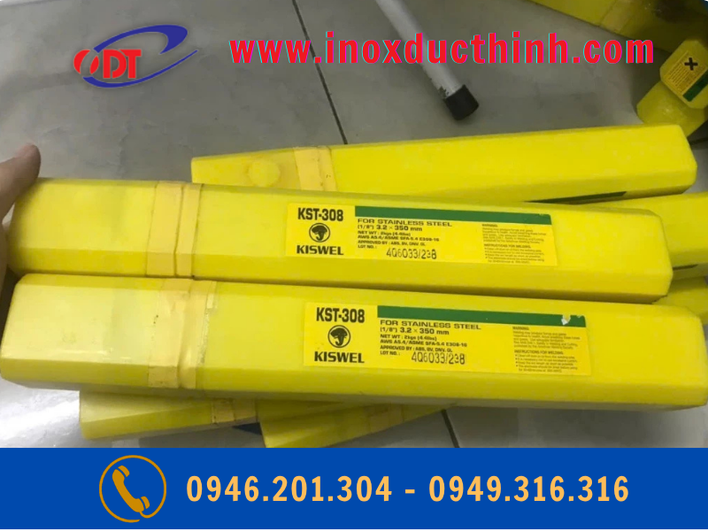 QUE HÀN TIG INOX KISWEL KST-308 3.2MM