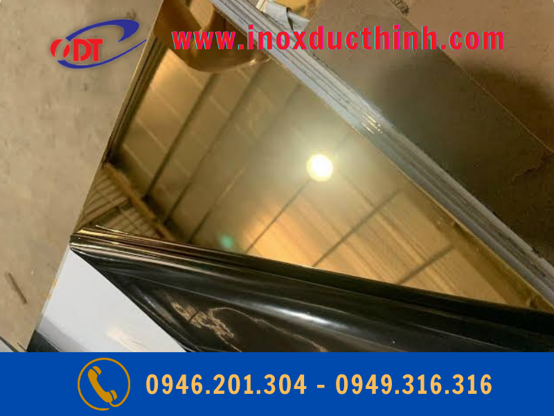 TẤM INOX VÀNG GƯƠNG CAO CẤP