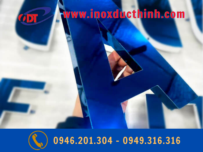 TẤM INOX XANH DƯƠNG GƯƠNG