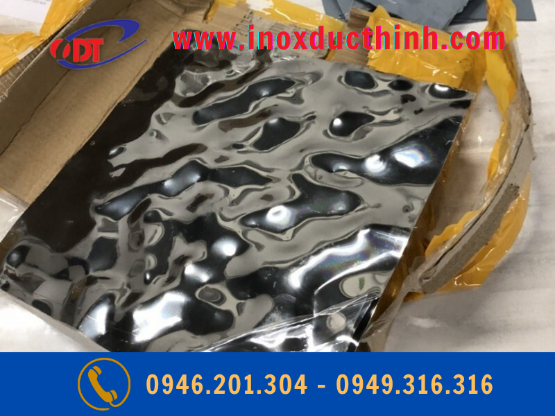 TẤM INOX SÓNG NƯỚC 3D