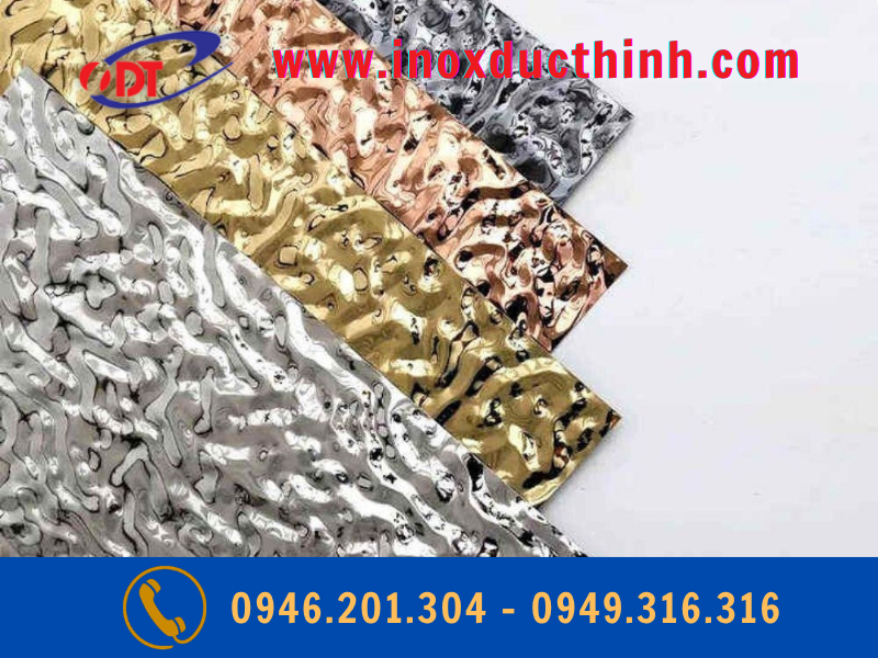 TẤM INOX SÓNG NƯỚC VÂN NHỎ