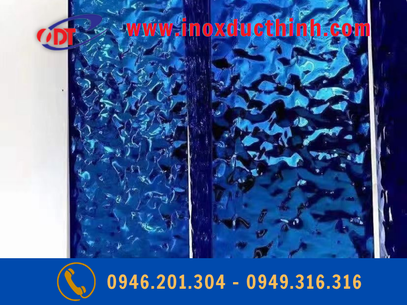 TẤM INOX SÓNG NƯỚC THEO KÍCH THƯỚC YÊU CẦU