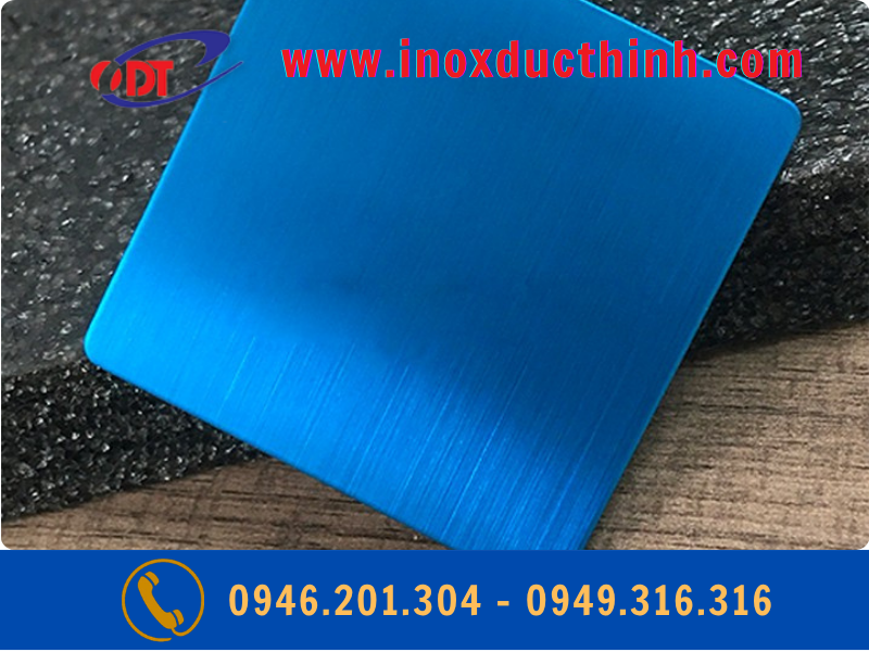 TẤM INOX MÀU XANH COBAN XƯỚC