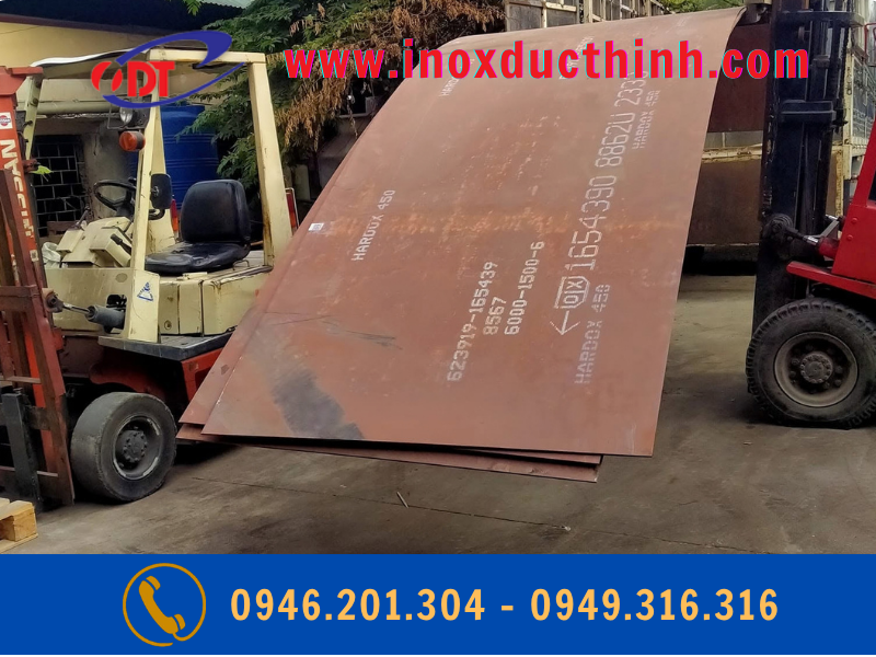 THÉP TẤM HARDOX 400 DÀY 25MM