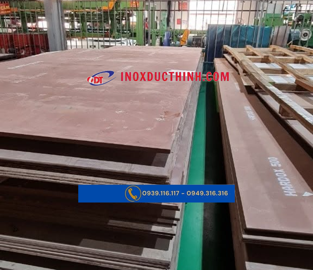 THÉP TẤM HARDOX 400 DÀY 16MM – VẬT LIỆU CHỊU MÀI MÒN CHO MÁY MÓC