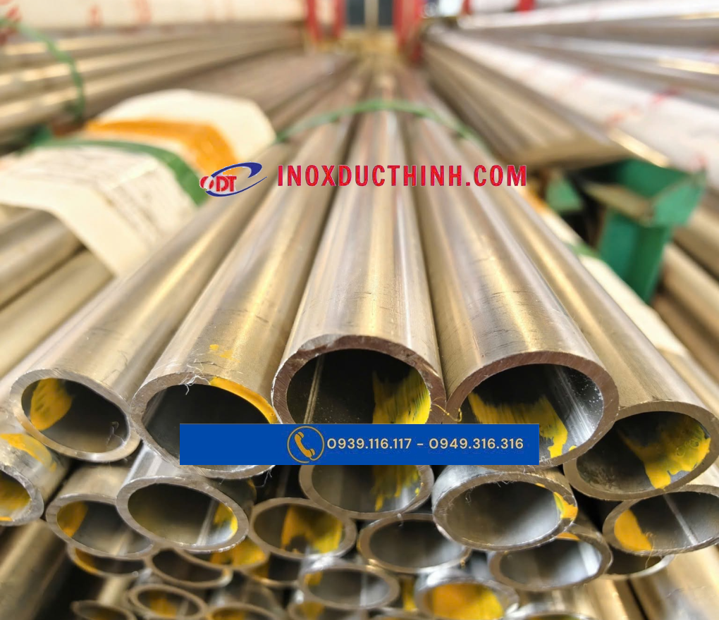 ỐNG INOX CÔNG NGHIỆP HOÀNG VŨ DÀY 1.8MM, 2MM, 2.5MM, 3MM, 4MM