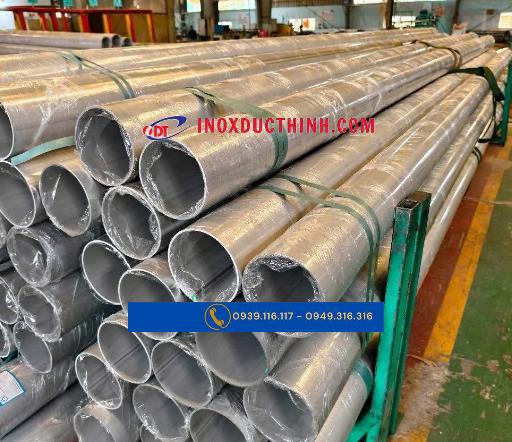 ỐNG INOX CÔNG NGHIỆP HOÀNG VŨ Ø76.2, Ø89.1, Ø101.6 – QUY CÁCH PHỔ BIẾN