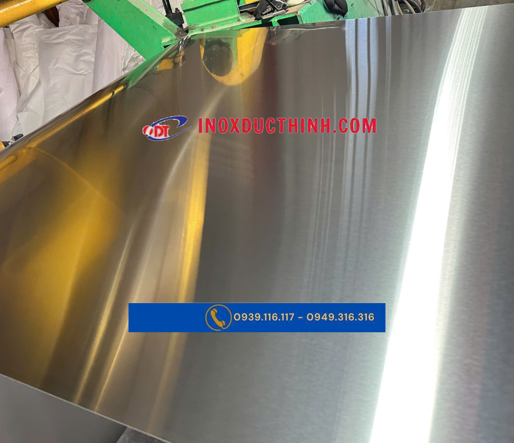 CẮT TẤM INOX 304 NO.4 DÀY 1LY KHỔ 1500MM THEO QUY CÁCH