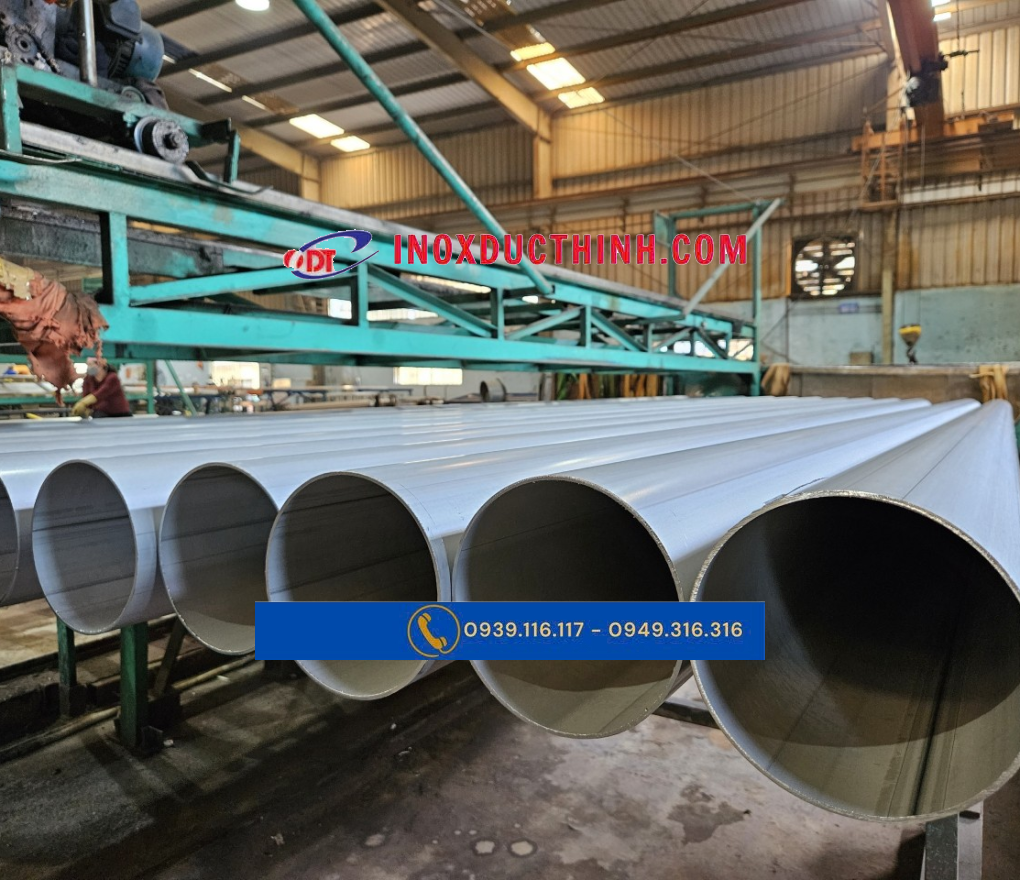 ỐNG INOX CÔNG NGHIỆP HOÀNG VŨ Ø114.3, Ø139.8 – ĐỘ DÀY VÀ ỨNG DỤNG