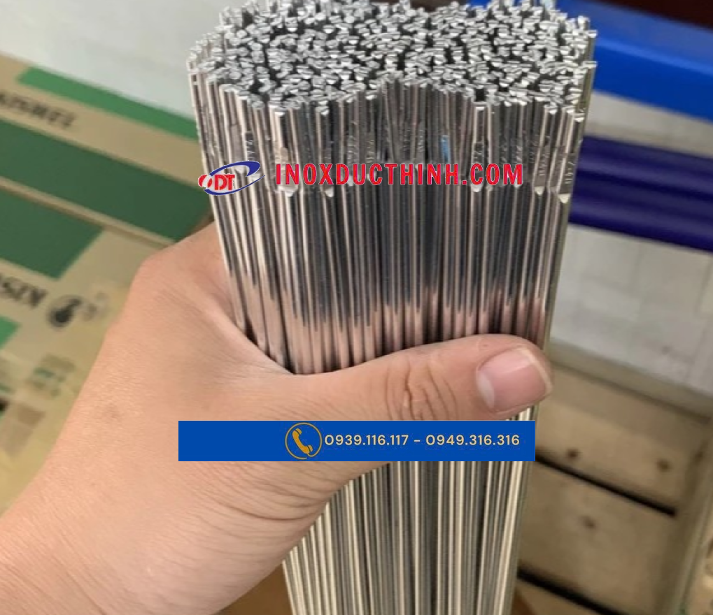 QUE TIG HÀN INOX KISWEL KST-309 Φ3.2MM – HÀN INOX VÀ THÉP CARBON