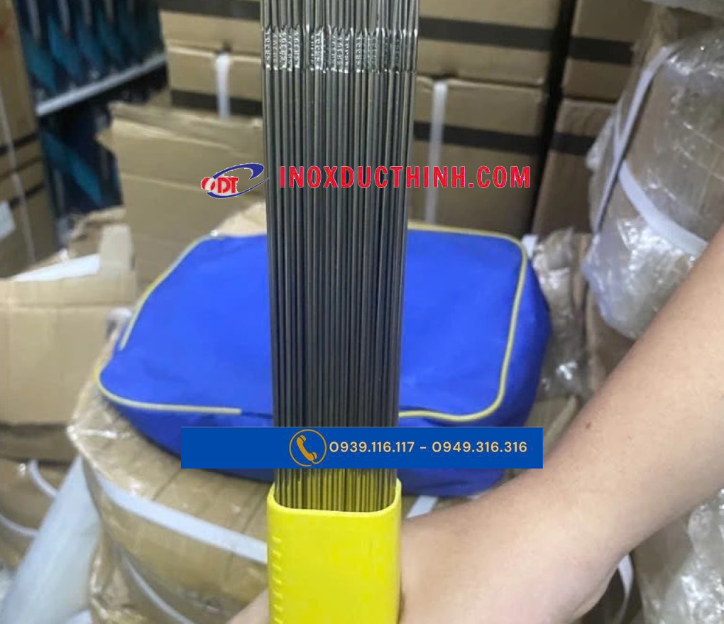 QUE HÀN TIG INOX KISWEL T-316L Φ3.2MM – VẬT LIỆU HÀN INOX ĐỨC THỊNH