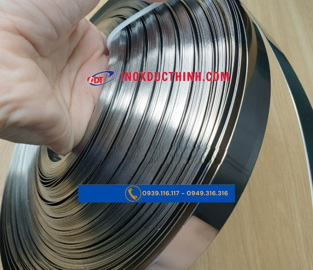 DÂY ĐAI INOX DÀY 2MM – KHỔ 12, 15, 19, 25MM