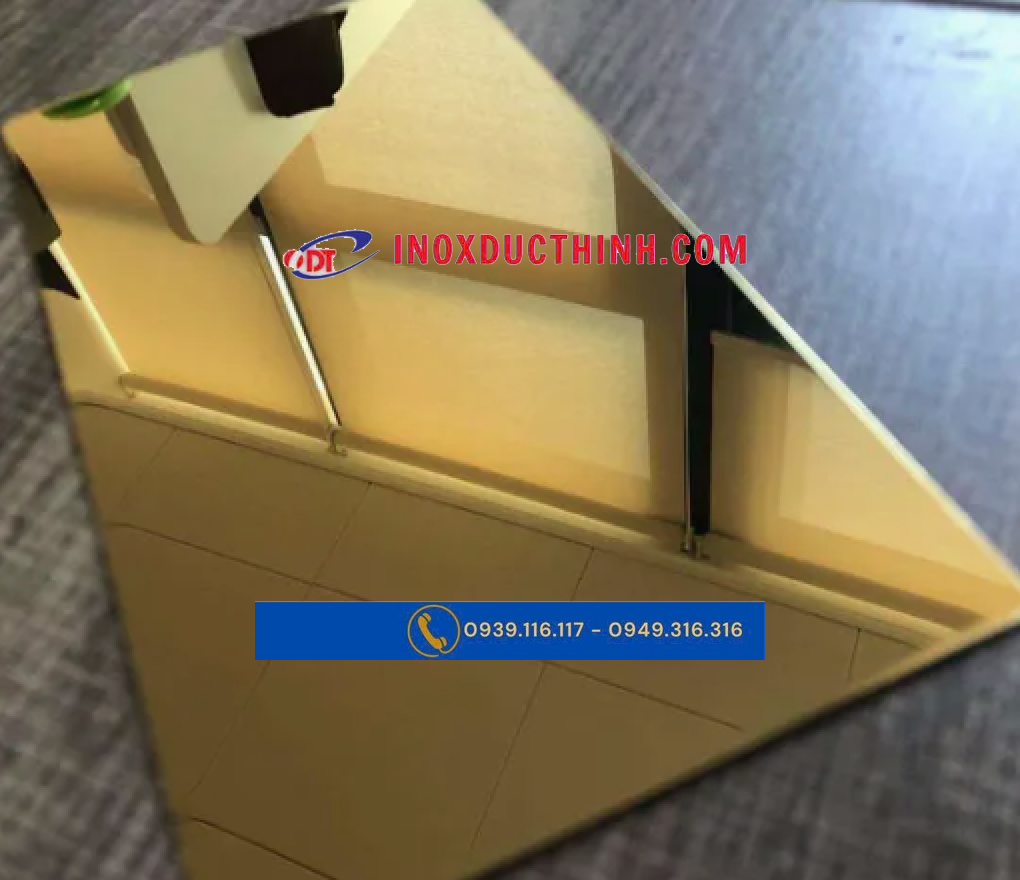 TẤM INOX VÀNG GƯƠNG CAO CẤP