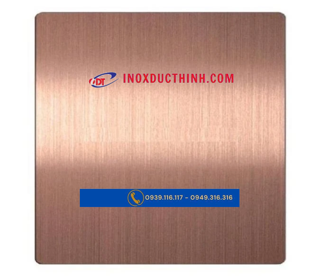 TẤM INOX MÀU VÀNG HỒNG XƯỚC