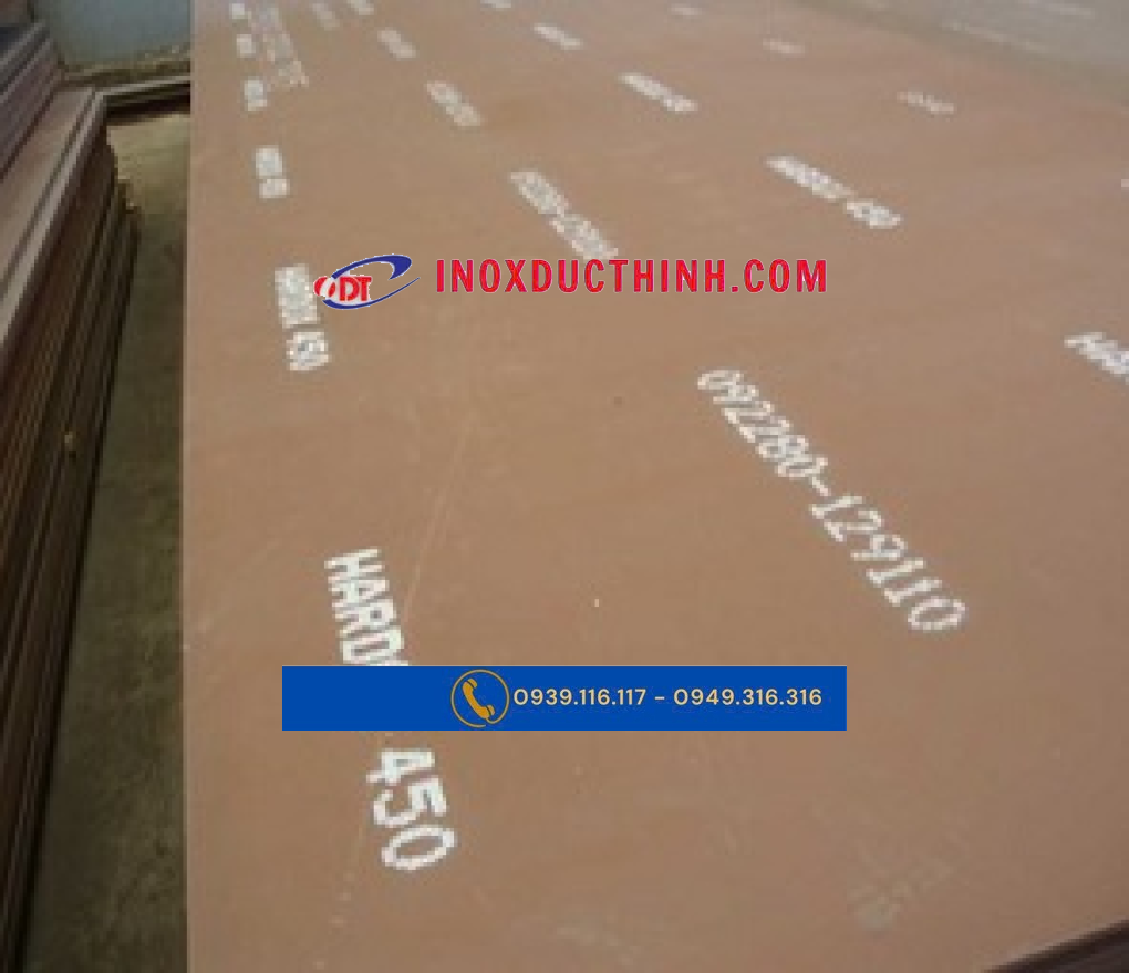 THÉP TẤM HARDOX 450 DÀY 4MM – QUY CÁCH VÀ ỨNG DỤNG