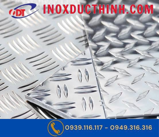 NHÔM GÂN CHỐNG TRƯỢT A5052 DÀY 4MM – TẤM CHỐNG TRƯỢT CHO SÀN VÀ BẬC