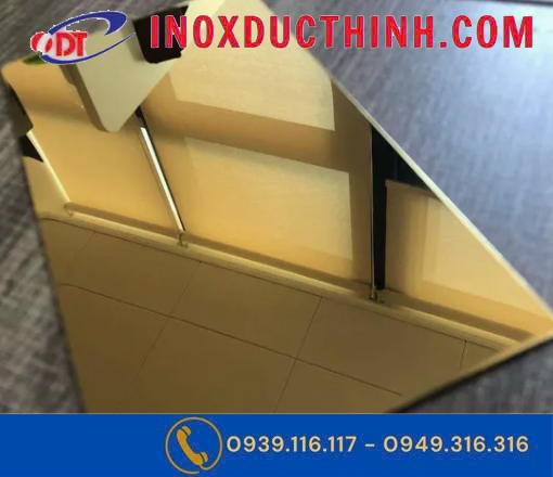TẤM INOX VÀNG GƯƠNG CAO CẤP