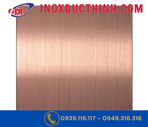 TẤM INOX MÀU VÀNG HỒNG XƯỚC
