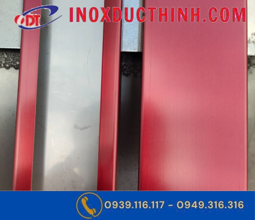 TẤM INOX MÀU ĐỎ XƯỚC – ỨNG DỤNG THỰC TẾ