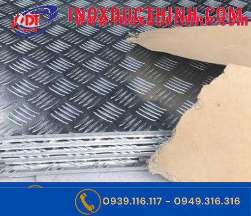Nhôm Gân Chống Trượt Dày 3mm – Tấm Nhôm Gân Dùng Trong Gia Công Cơ Khí
