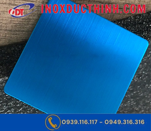 TẤM INOX MÀU XANH COBAN XƯỚC – VẬT LIỆU TRANG TRÍ HIỆN ĐẠI