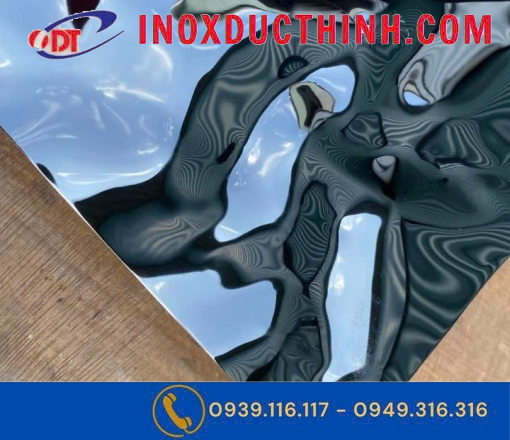 TẤM INOX SÓNG NƯỚC MÀU ĐEN